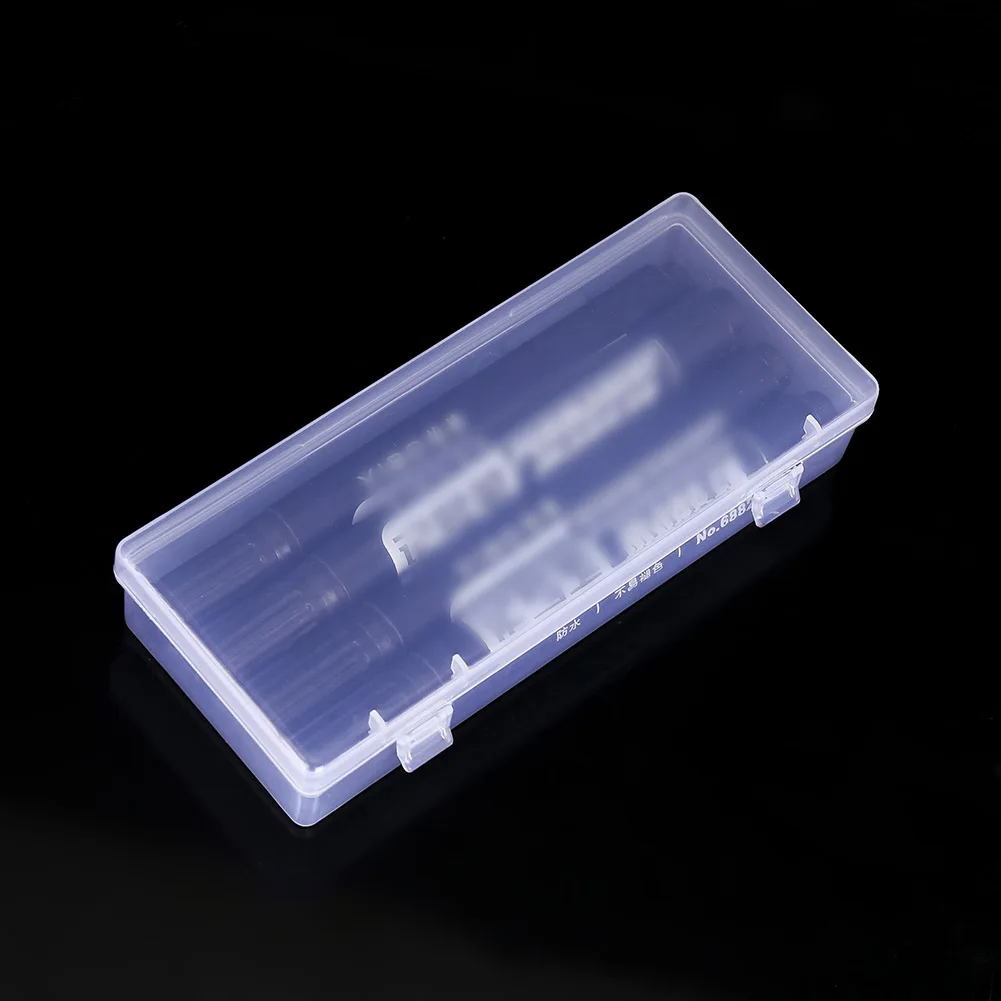 Plastic Case Storage Box Cosmetics Cover Craft Earring Container Jewelry Making Organizer Stationery Transparent