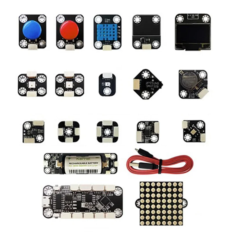 【تخفيضات سريعة】ESP8266 Wifi Module Python Development Board Lot Starter Kit متوافق مع برنامج Arduino/Raspberry Pi C++ Python