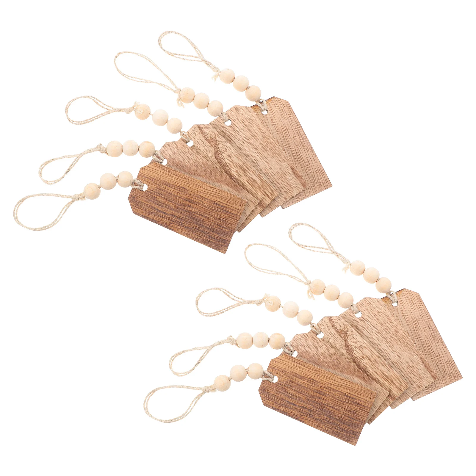 

10pcs Wooden Hanging Tags Blank Wood Tags With Holes For Diy Christmas Stocking Name Labels Craft Decor Farmhouse Wall Hanging