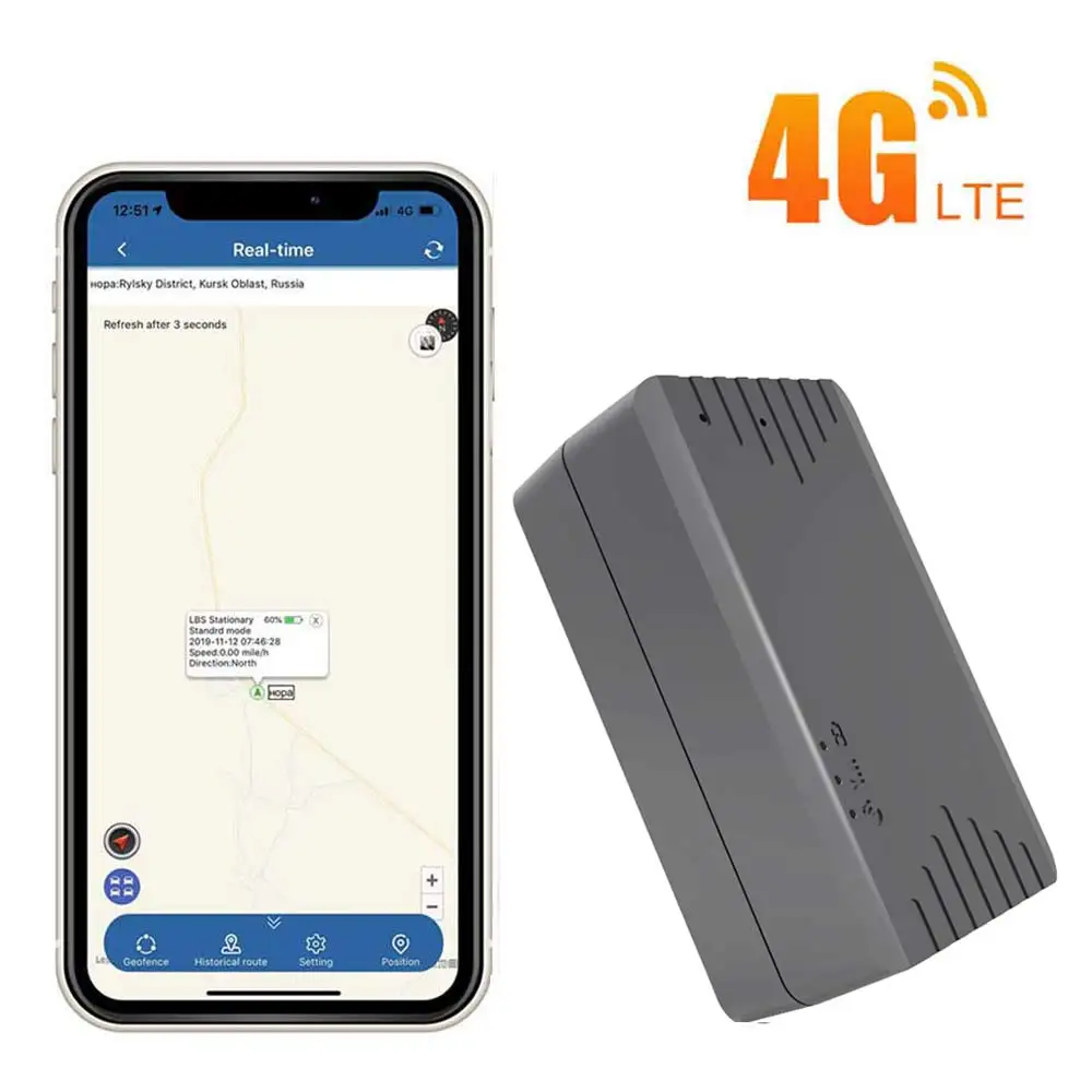 

4G Car Tracker Mini GPS Tracker Car 5000mAh GPS Locator Magnet 4G GPS Tracker Car Vehicle 4G GPS Tracker Free Web APP PK TK905