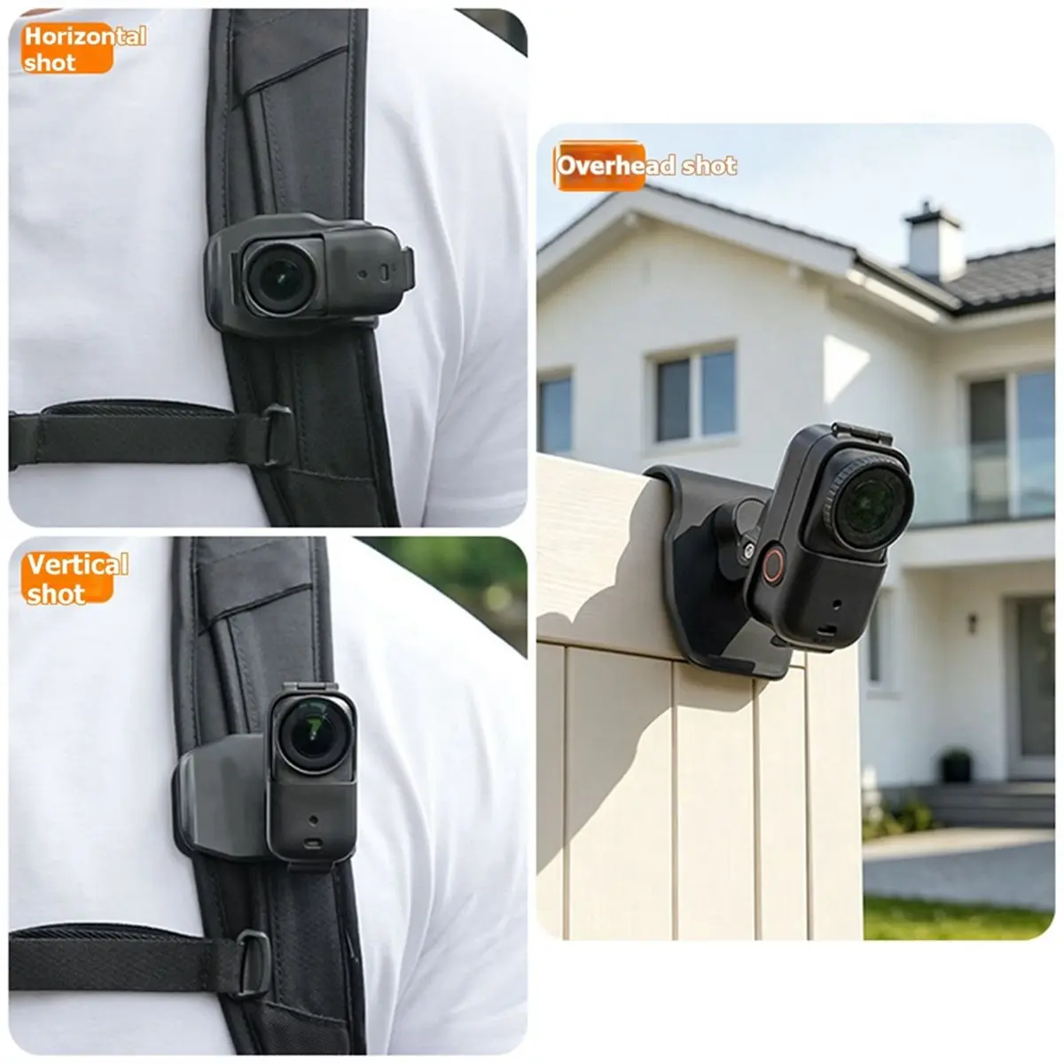 Car Sun Visor Mount Camera Clip Holder for OSMO NANO Action Camera Universal in-Car Bracket