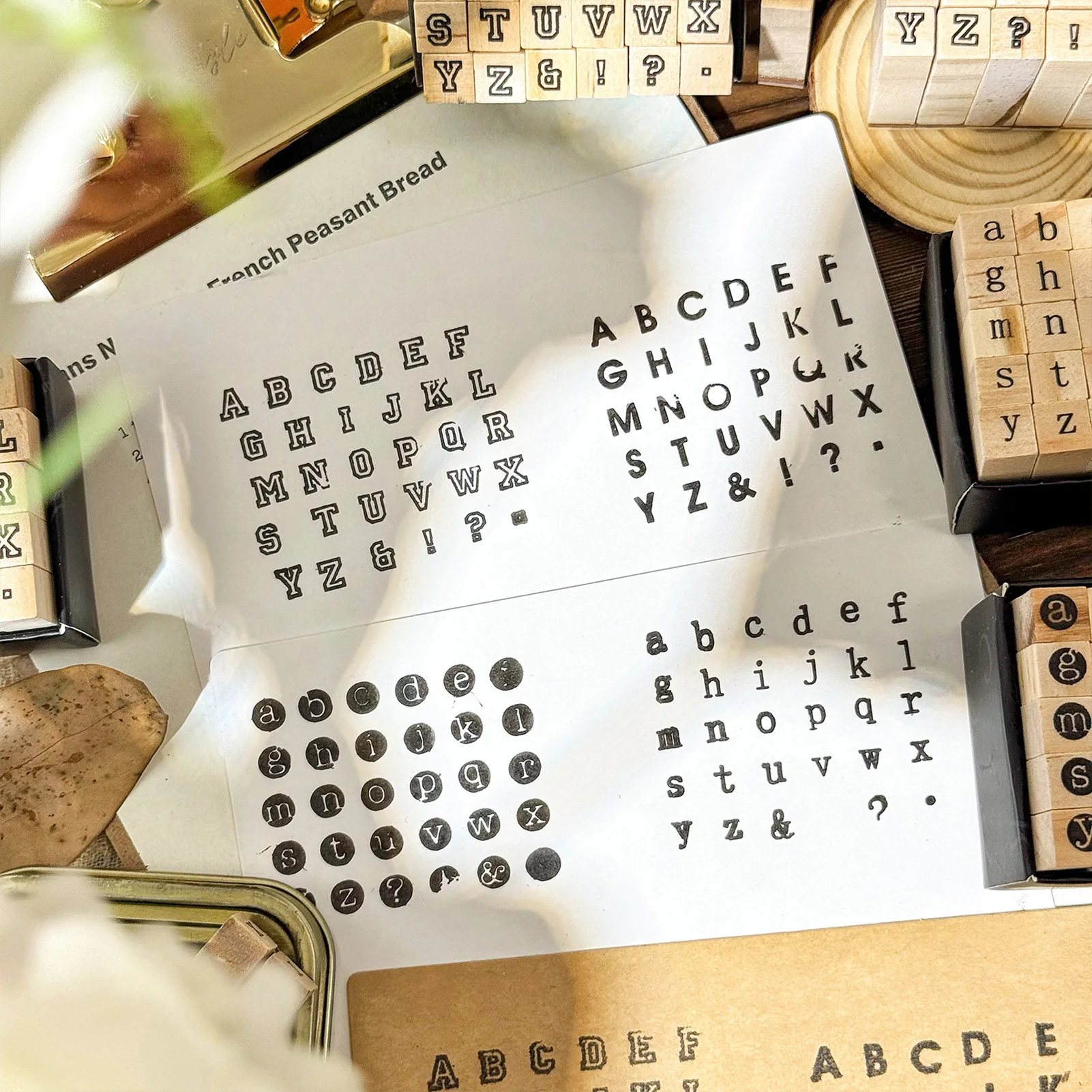 Creative Alphabet Wood Stamps  - Art Craft Show recension och pris