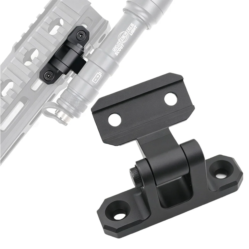 offset-side-flip-flashlight-mount-mlok-20mm-picatinny-rail-adapter-for-m300-m600-tactical-light-toy-gun-accessory-qg425s