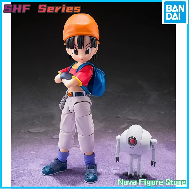 En stock, Bandai SHF Dragon Ball GT Xiaofang Radar Robot Giroud, figuras de acción, juguetes de colección, regalos