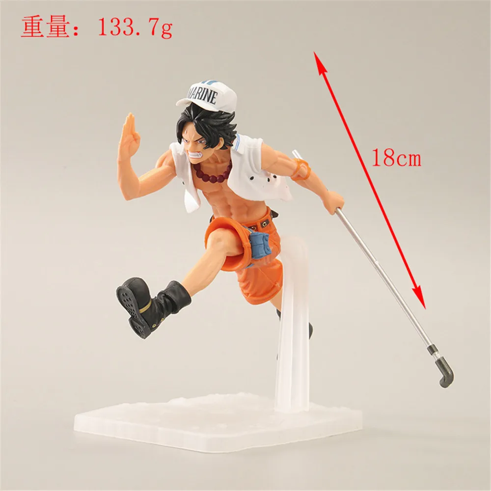 Anime One Piece Monkey D Luffy Portgaz D Ace Sabo PVC Action Figure Statue Collectible Doll Figurine Model Toys Kids Gifts