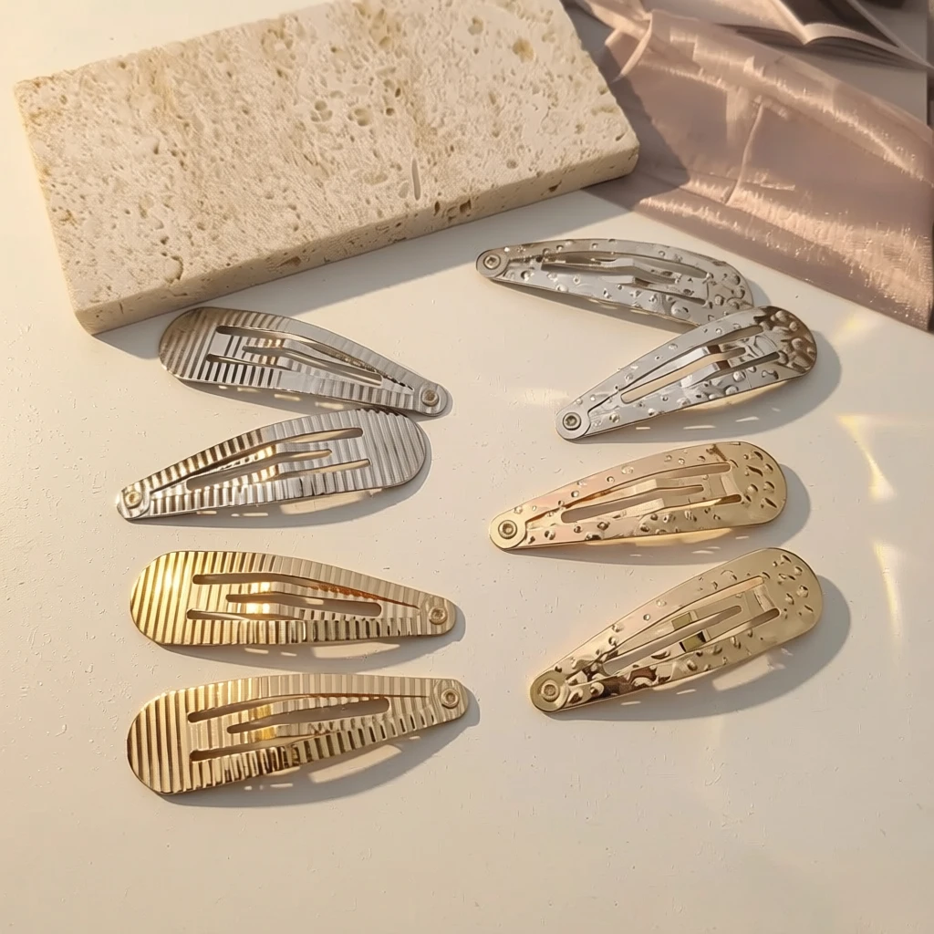 

6pc European and Americanleopard Alloy Silver Retro BB Hair Side Clips Hairpin for Women Girls Korean Hair Accessories Ornament