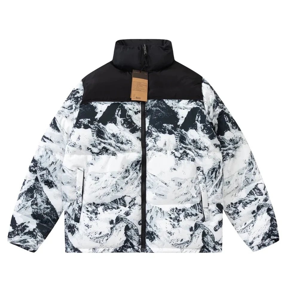 With Logo Branded Men\'s New Winter Outwear Camouflage Thick Cotton Coat Cargo Trend Cotton-padded Jacket Down Cotton Jacket