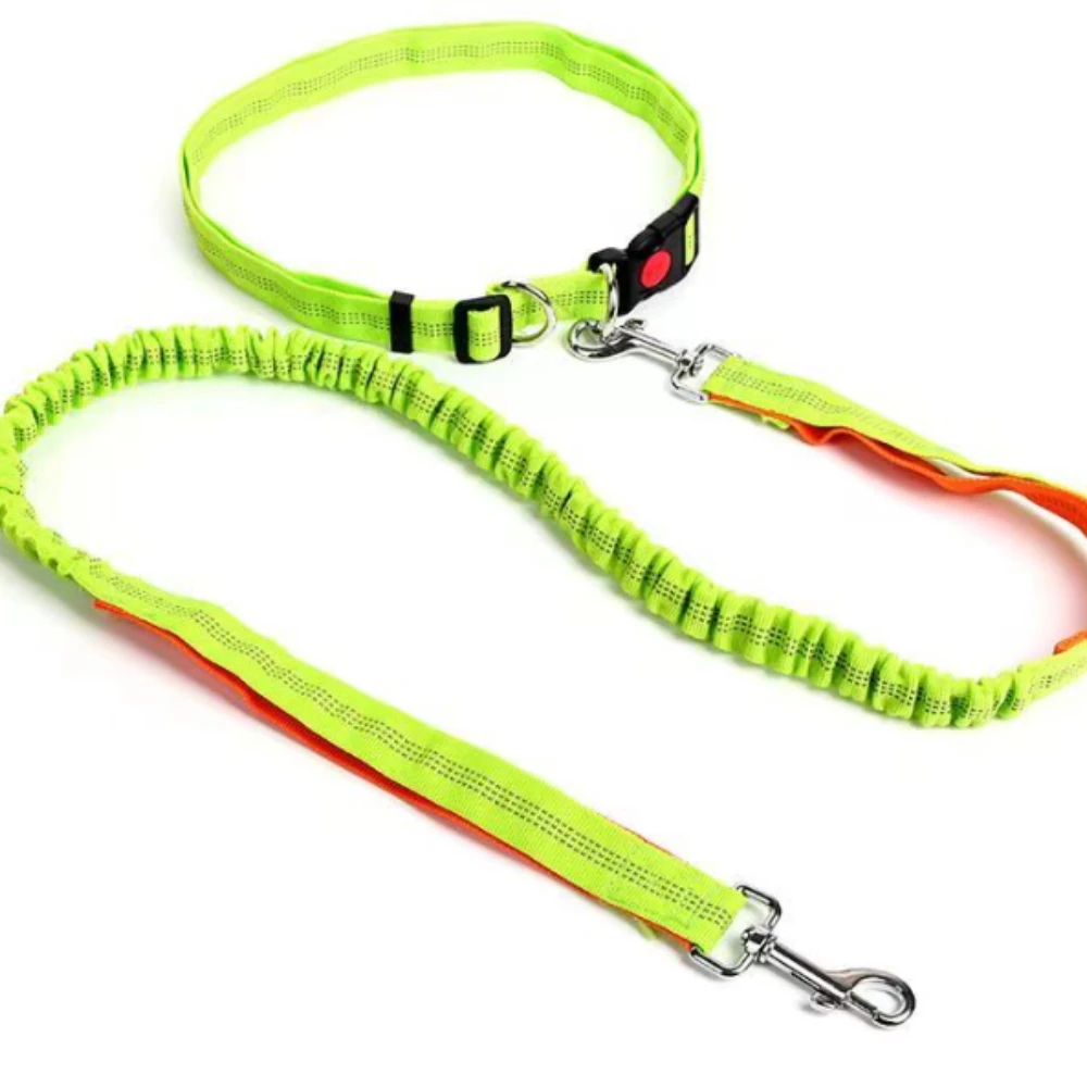 Hand Free Dog Leash for Pet Walking Running Jogging Adjustable Dog leash Waist Belt Chest Strap Traction Rope Dog Accessories