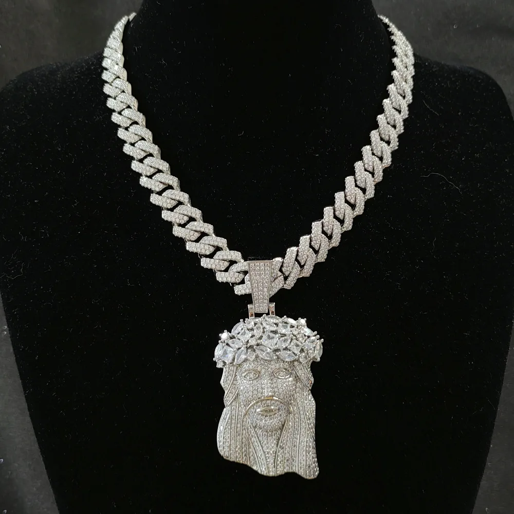 KeloKang Jesus Pieces Pendant Silver Gold 14mm 4