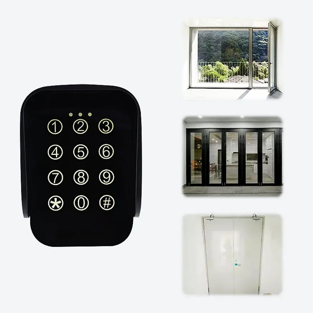 Touch Panel Wireless Keypad Two Channels Waterproof Keyboard For Swing Gate Opener / 500KG PKM Sliding Gate Opener