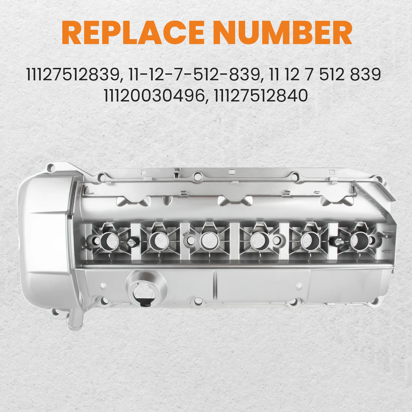 Valve Cover w/ Gasket & Cap For BMW 325Ci 325i 325Xi 330Ci 330i X3 11127512839