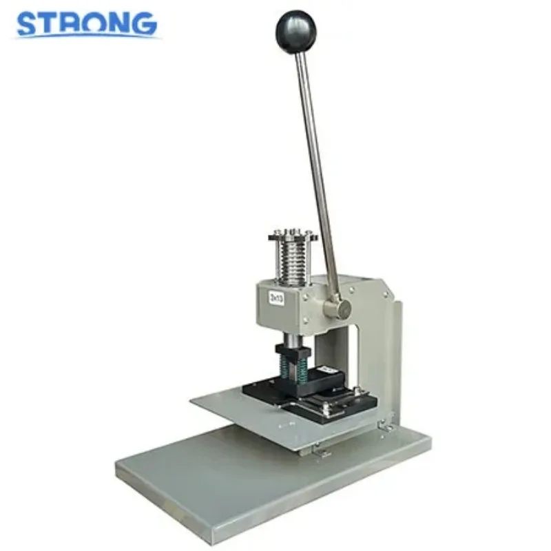 Oval Euro Slot Hole Punch for Card Making Custom Aluminum Plastic Paper Oblong Square Hand Hole Punching Machine