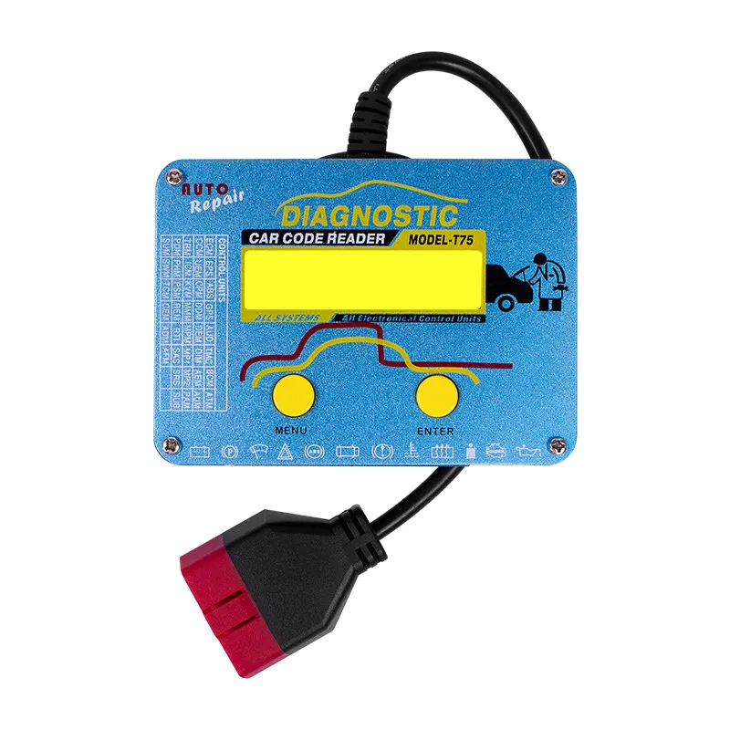 T75 OBD 2 Auto Scanner Diagnostic Tool Professional Auto Code Reader for Vo--lv--o Supports all systems of Vol---vo