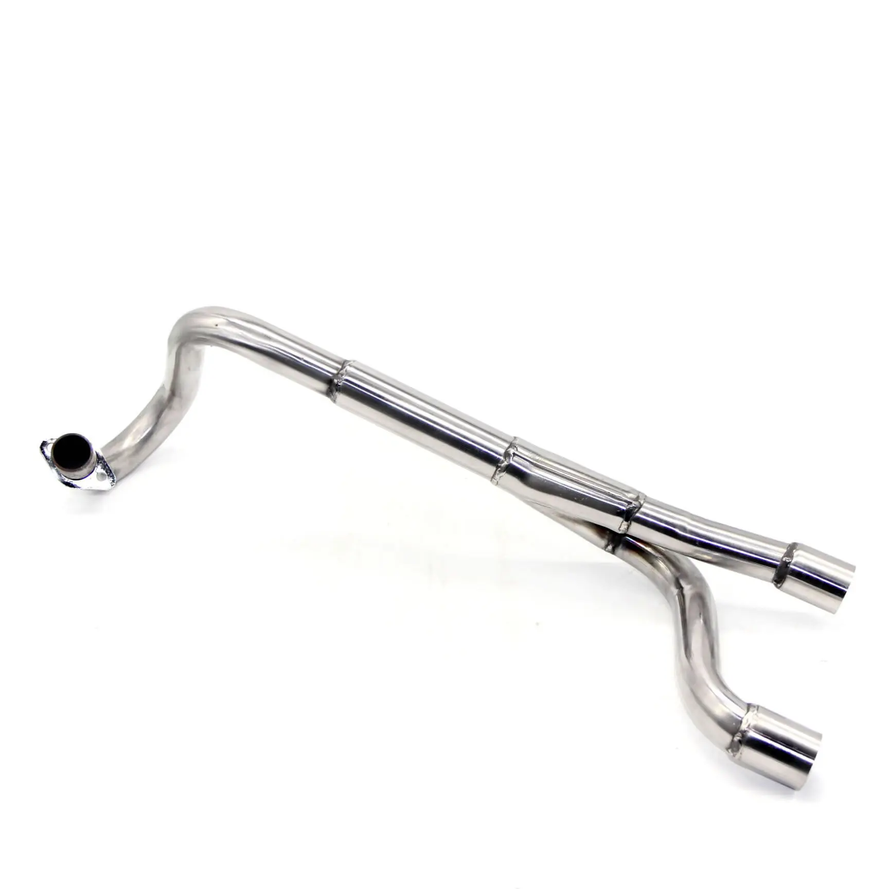 Stainless Steel Weld On Dual Exhaust Muffler FOR CRF50 PIT BIKES