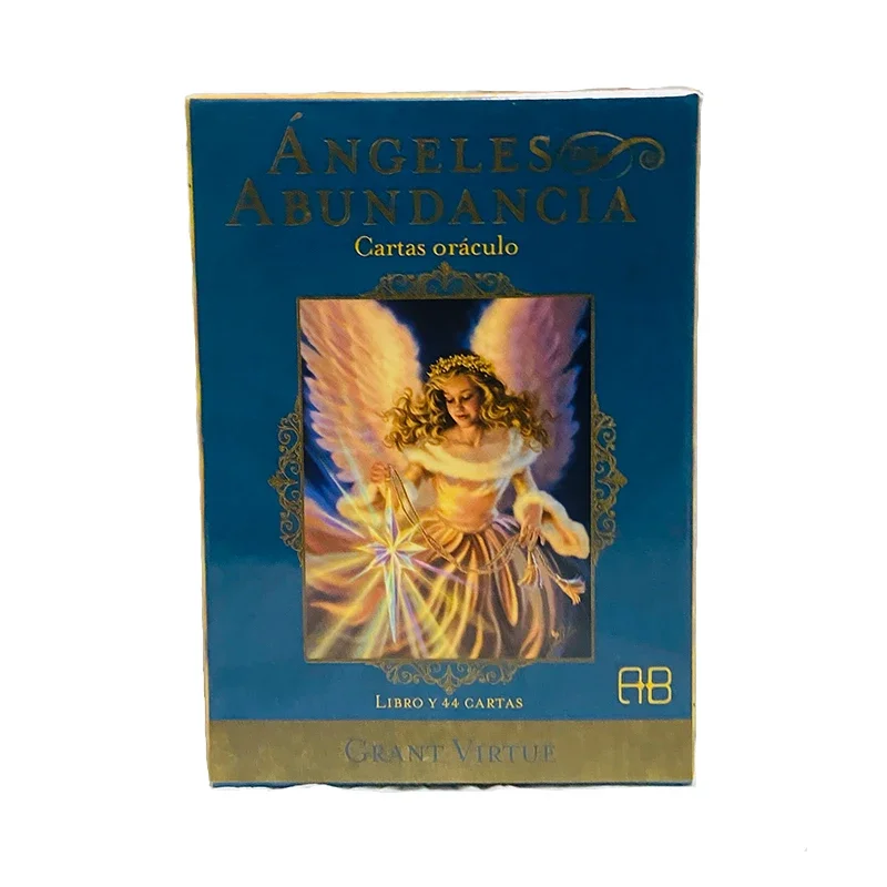 

Карты «Ангелы изобилия» 44 колода 10,4*7,4 см, испанская версия, доля для гадания, доска Таро, игра для abundanции