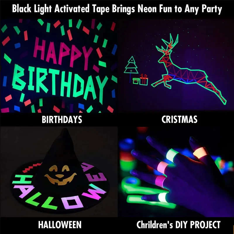 3M Sticker Fishing Rod Luminous Sticker Protecting Fishing Rod Bandage Glow in the Dark DIY Self-adhesive Tape Fishing Tool