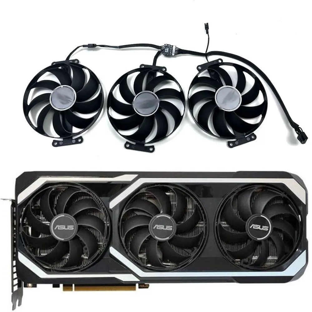 

3FAN NEW CF9010U12D CF1010U12S ATS-RTX 3060 TI、RTX 3070 GPU FAN，For ASUS ATS-RTX 3060TI、3070 O8G-GAMING Video card cooling fan