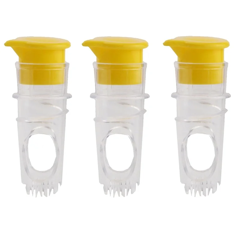 B69A 3PCS Mini Manual Lemon Squeezer, Portable Lemon Juicer, Multifunctional Fruit Juicer For Your Kitchen