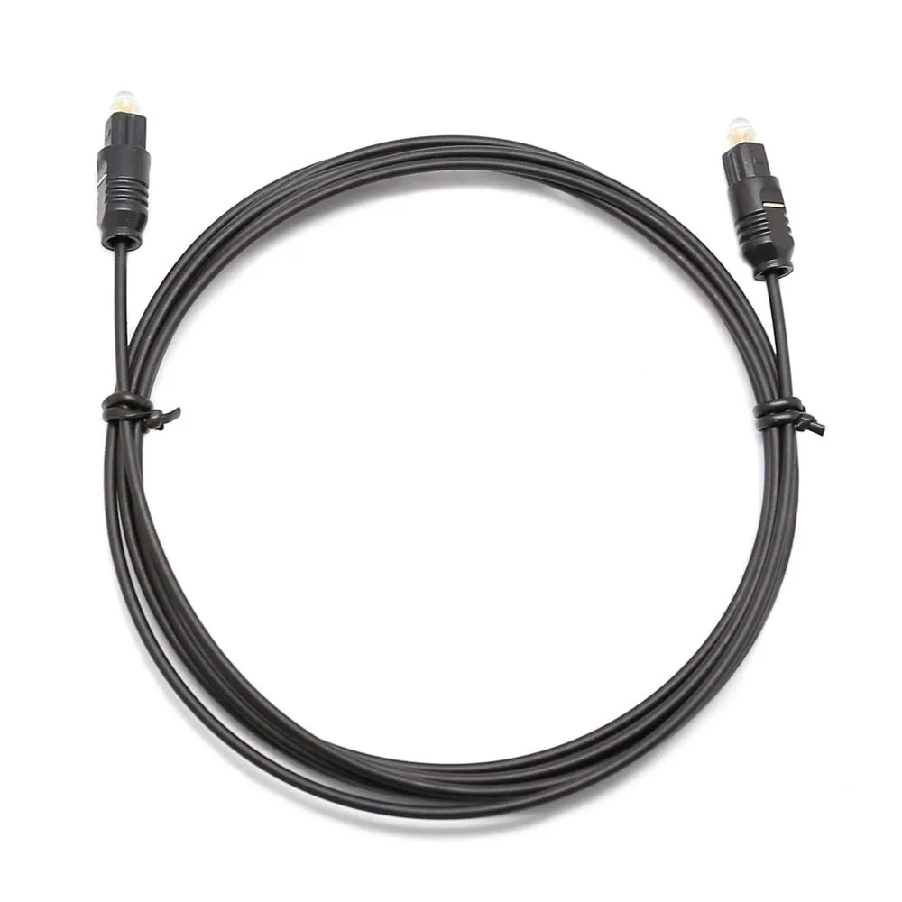 1/1.5/2/3/5/10m Digital Fiber Optical Optic Audio Cable SPDIF MD DVD Gold Plated Cable TOSLink Connectors