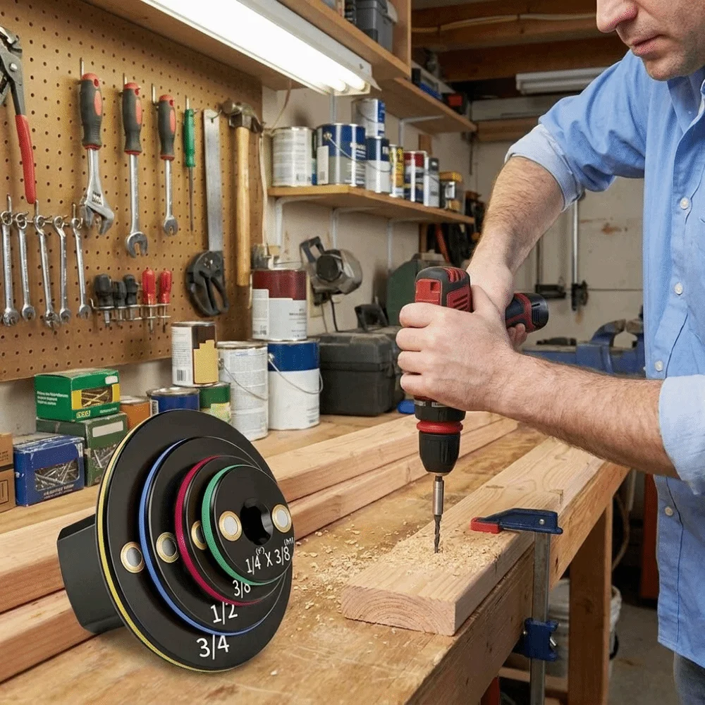 Heavy Duty Ratchet Converter Impact Resistant Color-Coded Stubby Drive Ratchet Adapters Stop Dropping Magnetic