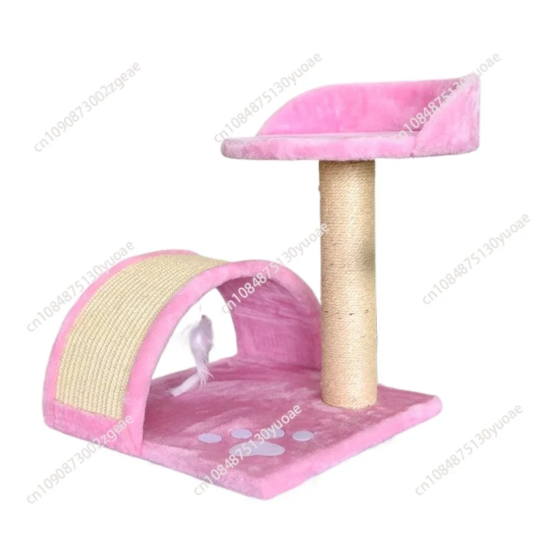 

Простой и стильный дизайн, сизальная башня для лазания кошек, интерактивная когтеточка для кошек милой формы