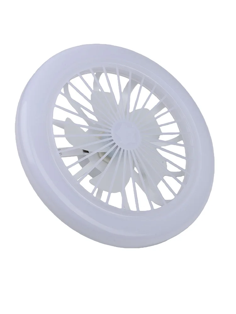 Household E27 remote control fan bulb combining energy saving lighting and ventilation in living and bedroom spaces