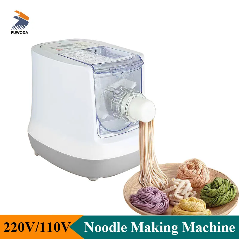 

Electric Noodle Making Machine Multifunction Pressing Kneading Dough Round Flat Pasta Noodles Maker Commercial or Household