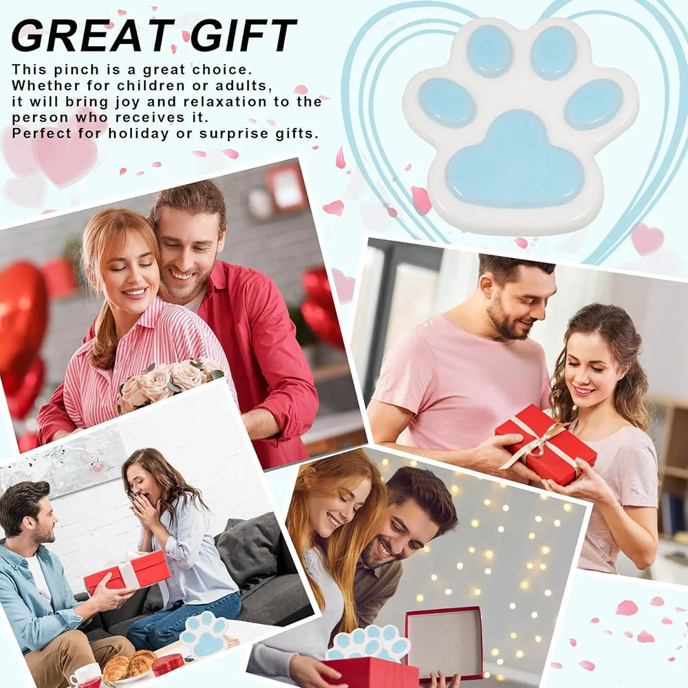 15cm Giant Cat Claw Taba Squishy Toy Cute Sticky Squishies Relax Toy Blue Purple Yellow Funny Fidget Toys Novelty Things