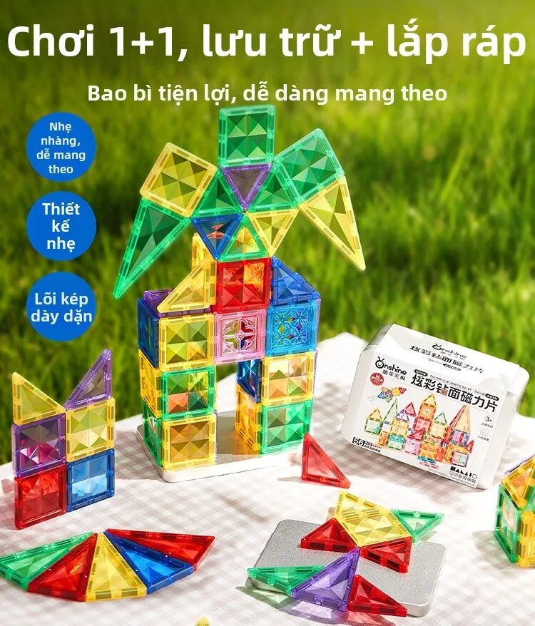 Onshine | Đồ Chơi Giáo Dục Mini Đa Năng Thiết Kế Sao Hai Mặt Có Tính Từ