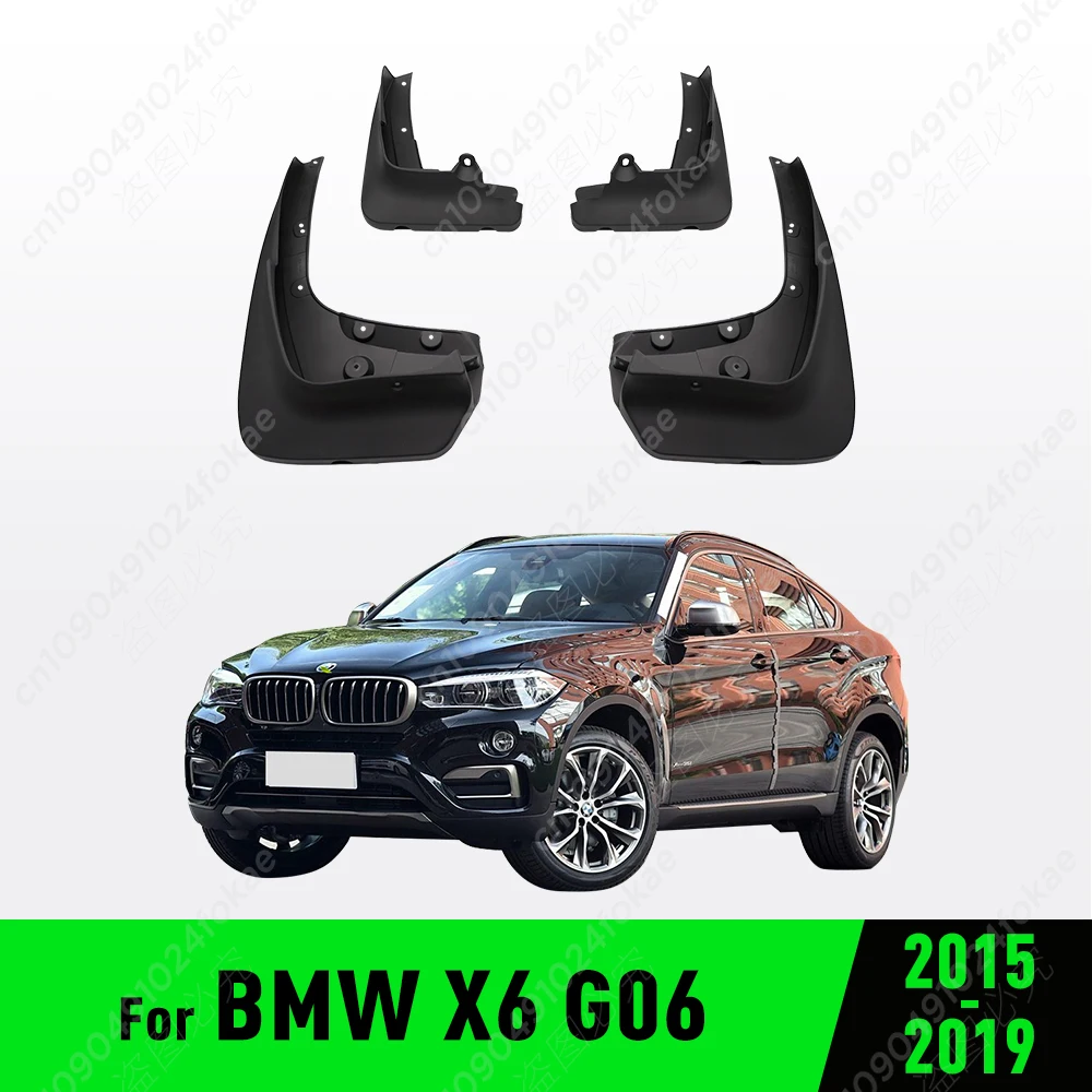 

For BMW X6 G06 2015 2016 2017 2018 2019 Fender Mudflaps Splash Guards Mudguards Mud Flaps car Accessories