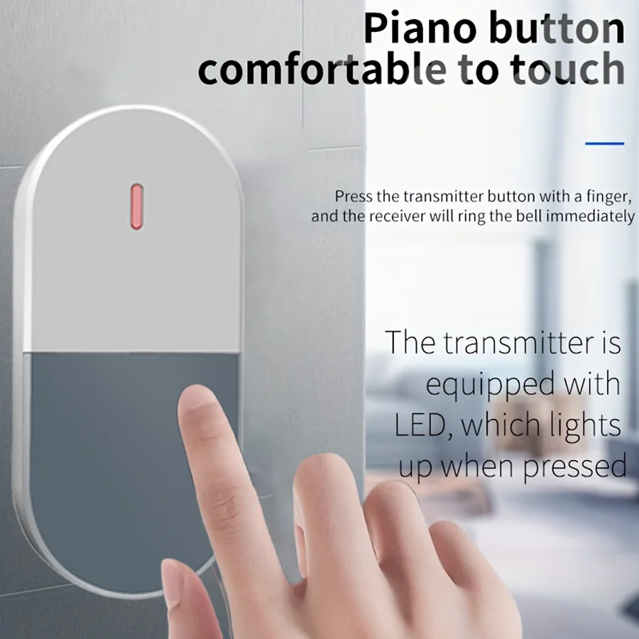 

Doorbell Smart Home Door Bell Wireless Rechargeable Battery Outdoor HD Camera Two Way Audio Visual phone monitoring Doorbell