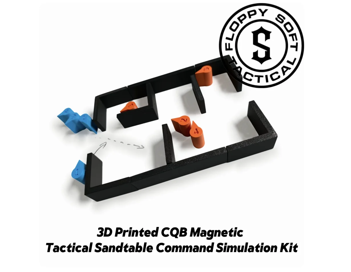 CQB Magnetic Tactical Sand Table CQB Indoor Combat Simulation Set (Handwritten Free Version) view 3