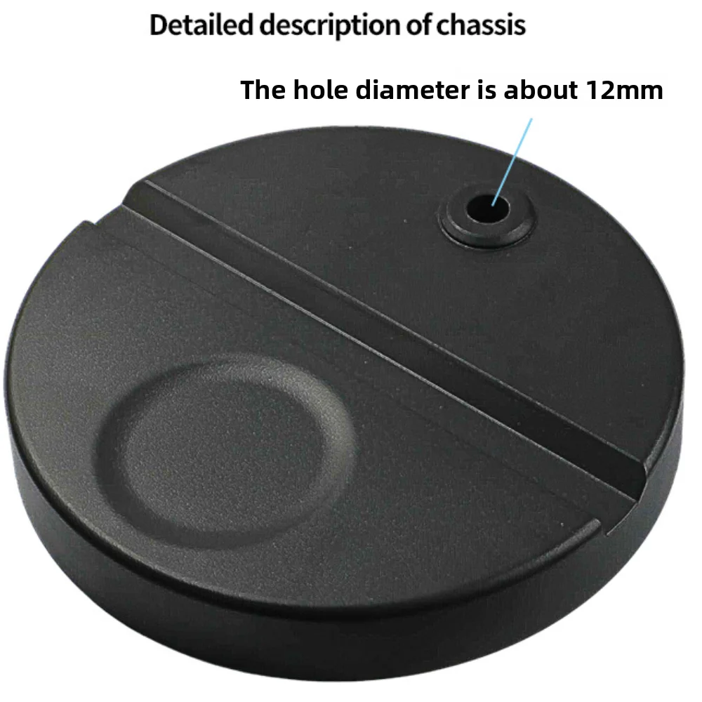 26cm Fill Light Telescopic Phone Stand Adjustable Height Portable Folding Phone Stand Stable Base Metal Desktop Phone Holder