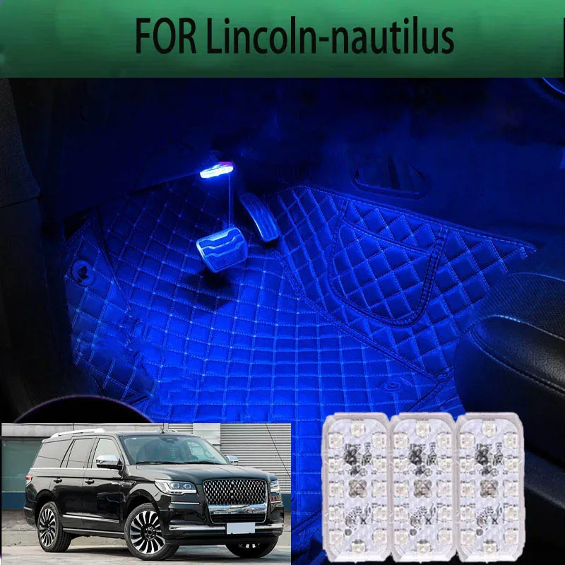 

FOR Lincoln nautilus LED Car Interior Ambient Foot Light Atmosphere Decorative Lamps Party decoration lights Neon strips