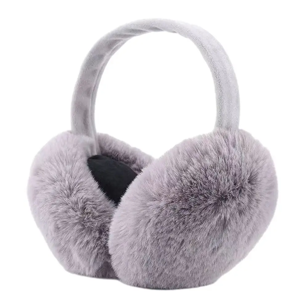 Fashion Winter Foldable Warm Ear Muffs Fluffy Cosy Thicken Warm Plush Earmuffs Soft Casual Ear Protection Ear Muffs