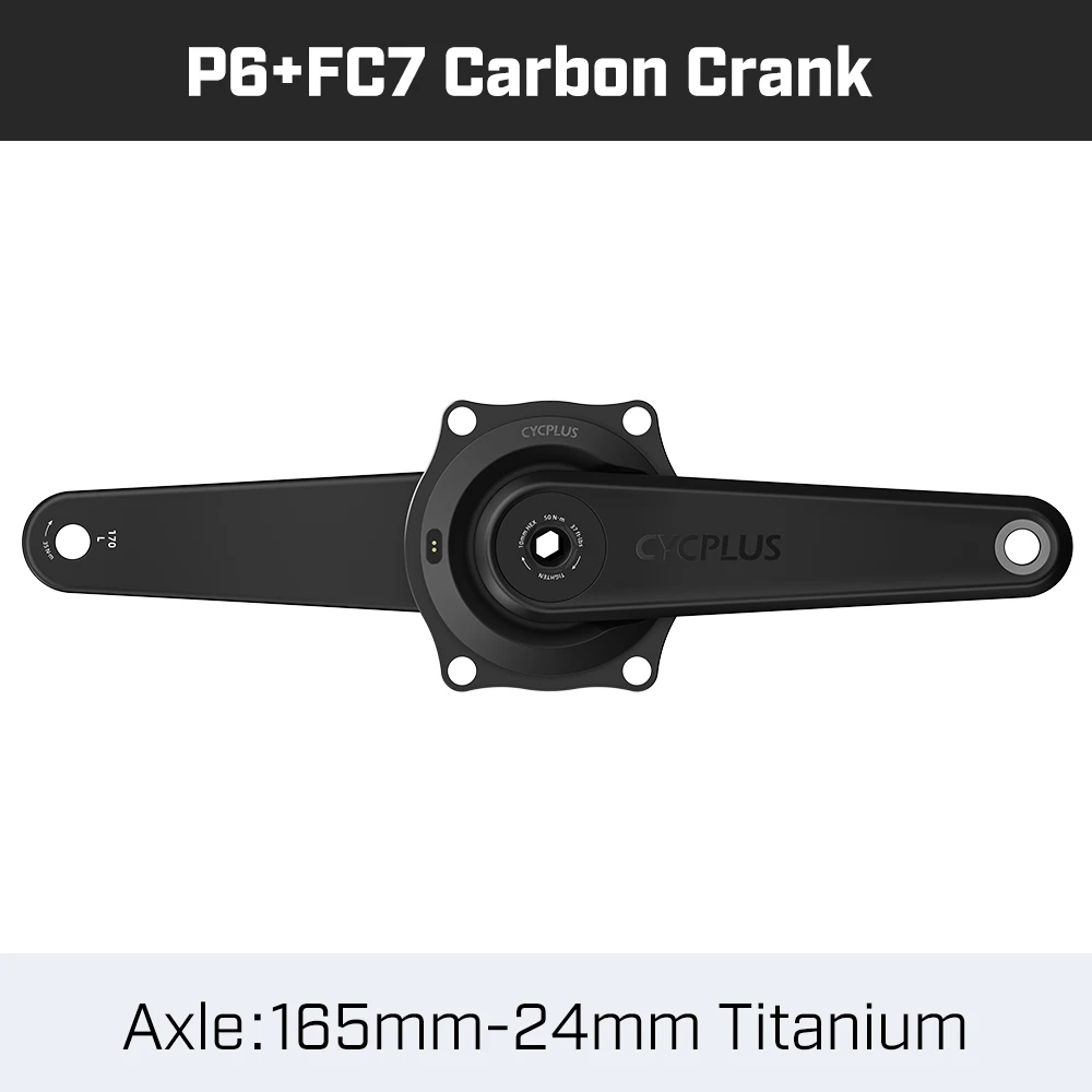 CYCPULS P6 スパイダーパワーメーター CYCPLUS P6 Power Meter Crankset 4 Bolt 110BCD