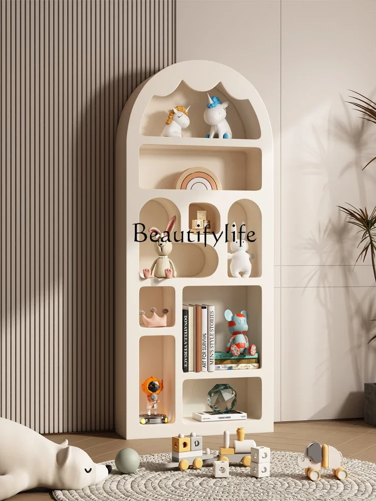 

S Home porch cave cabinet wall living room storage display cabinet bookcase floor shelf