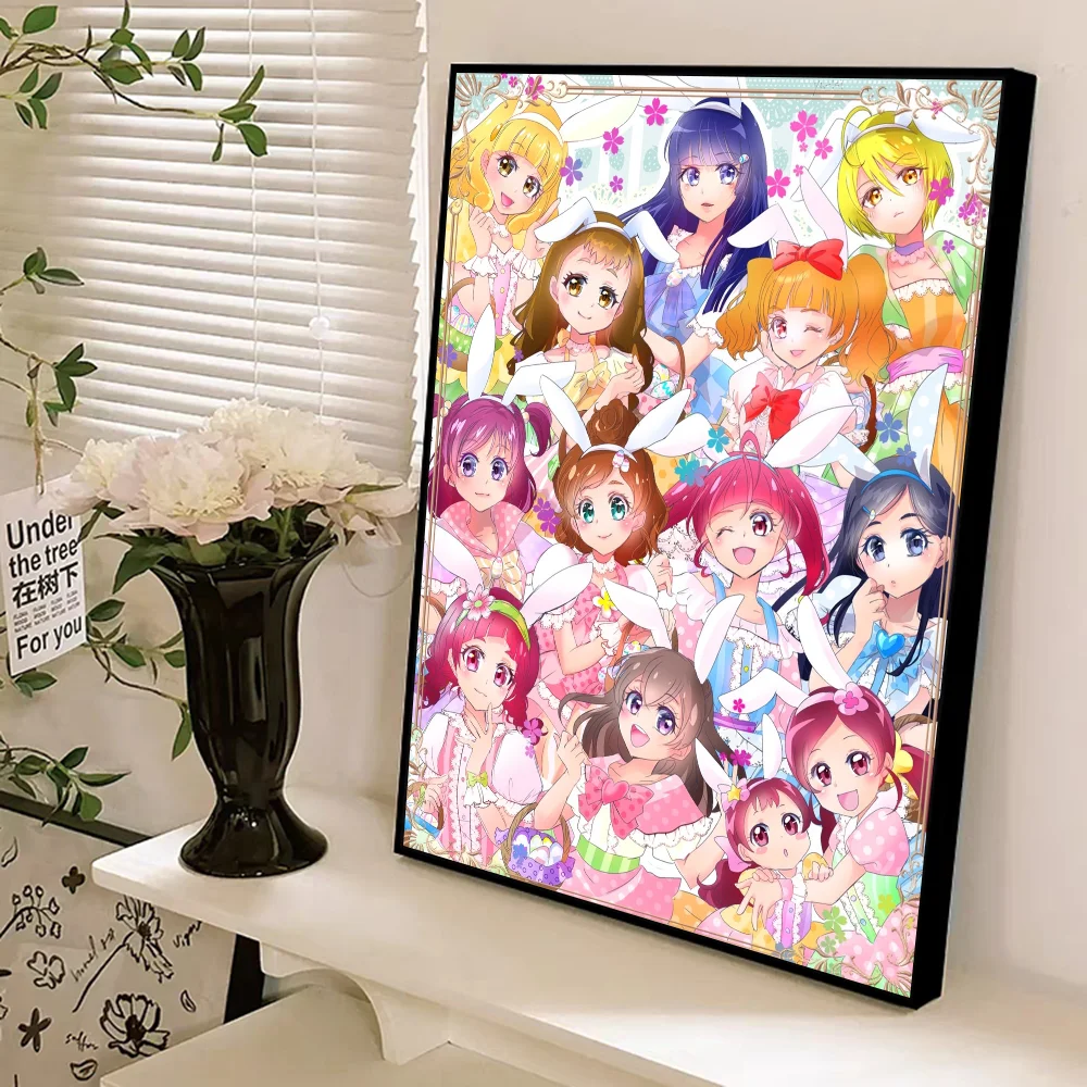 Precure Classic Vintage Posters Vintage Room Bar Cafe Decor Stickers Wall Painting