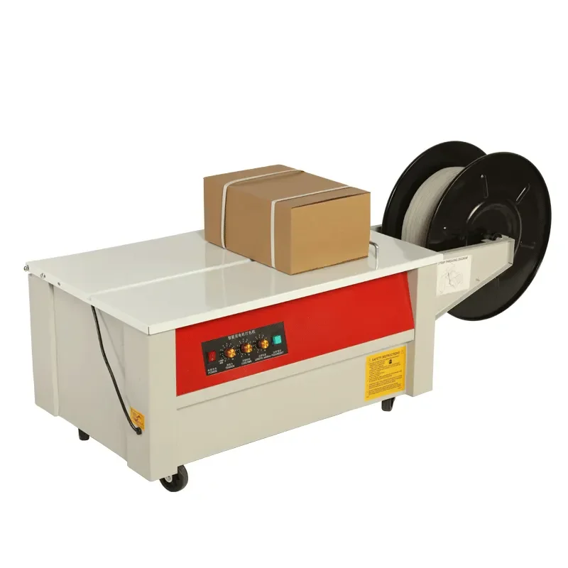 Cost Effective Semi Automatic Double Side Strapping Machine Industrial Packaging Bundling Tool For Shipping Cardboard Carton Box