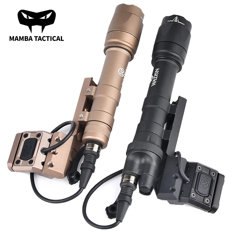 Airsoft M600 M600C M600B SF Surefir latarka 600 lumenów metalowa dioda LED Scout Light broń myśliwska lampa Fit 20mm szyna Picatinny