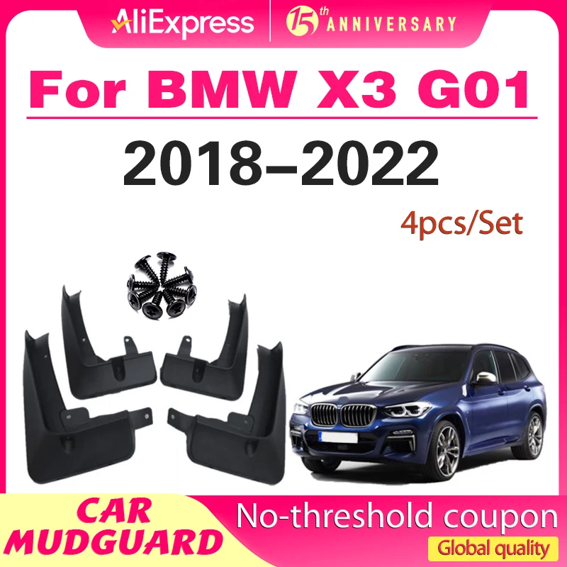 

Крыло для BMW X3 G01, брызговики 2018-2022, брызговики, брызговики, колеса, передние и задние крылья, автомобильные аксессуары