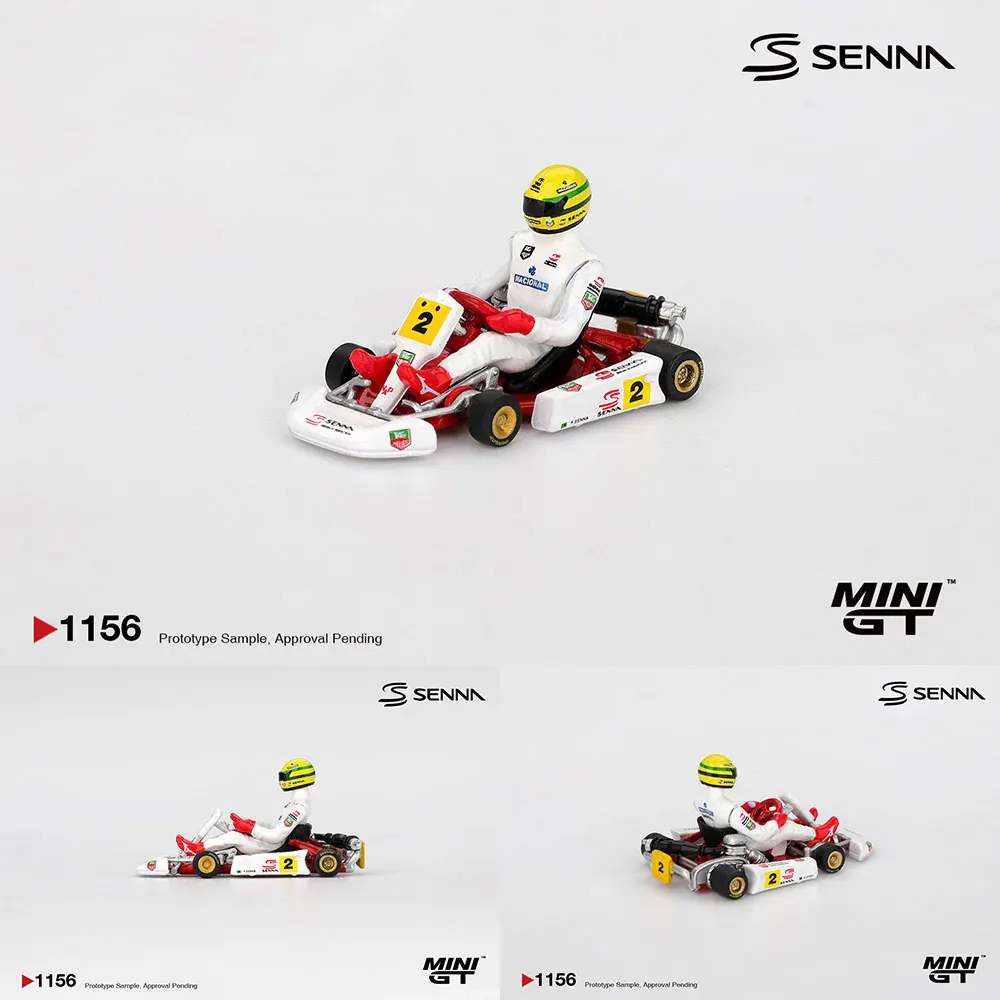 Предпродажа-minigt-1-64-литая-под-давлением-модель-автомобиля-senna-kart-2-я-блистерная-упаковка-Айртона-высокопроизводительная-модель-подарок-для-мальчиков-и-взрослых