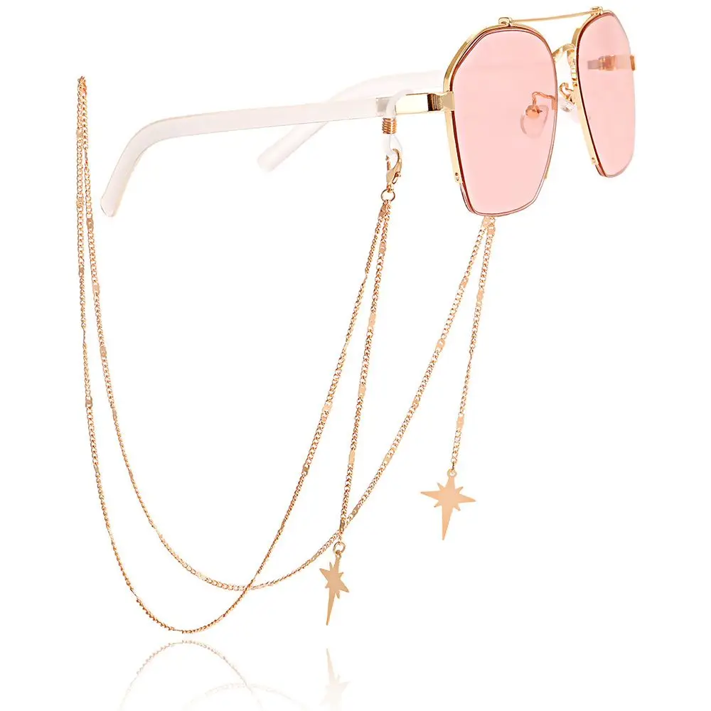 

Comfortable Women Neck Chain Sunglasses Face Mask Lanyard Antiskid Losing Chain Mask Strap Pearl Eyeglass Chain Glasses Chains
