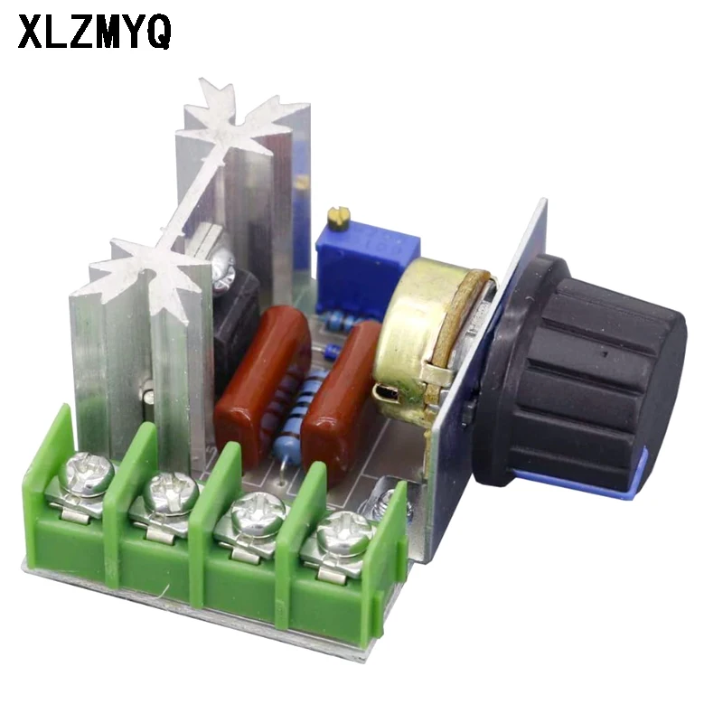 10pcs AC 220V 2000W SCR Voltage Regulator Dimming Dimmers Speed Controller Thermostat DIY Electgronic Kit