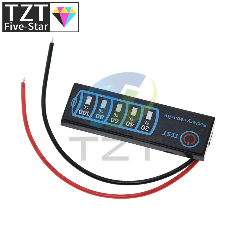 Battery Level Indicator 3-Series Ternary Lithium Battery Lithium Iron Phosphate Lead-Acid Battery Capacity Display Tester Meter