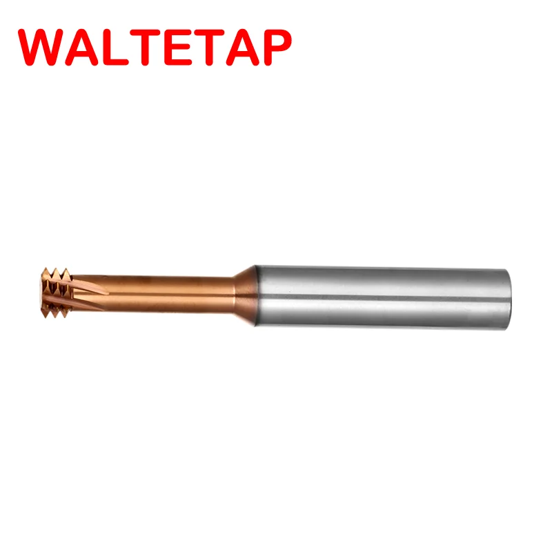 WALTETAP CNC Machine Solid Carbide Three Row Thread Milling M1 M1.6 M2 M3 M4 M5 M6 M8 M10 M12 M14 M18 Mill Mills Cutter