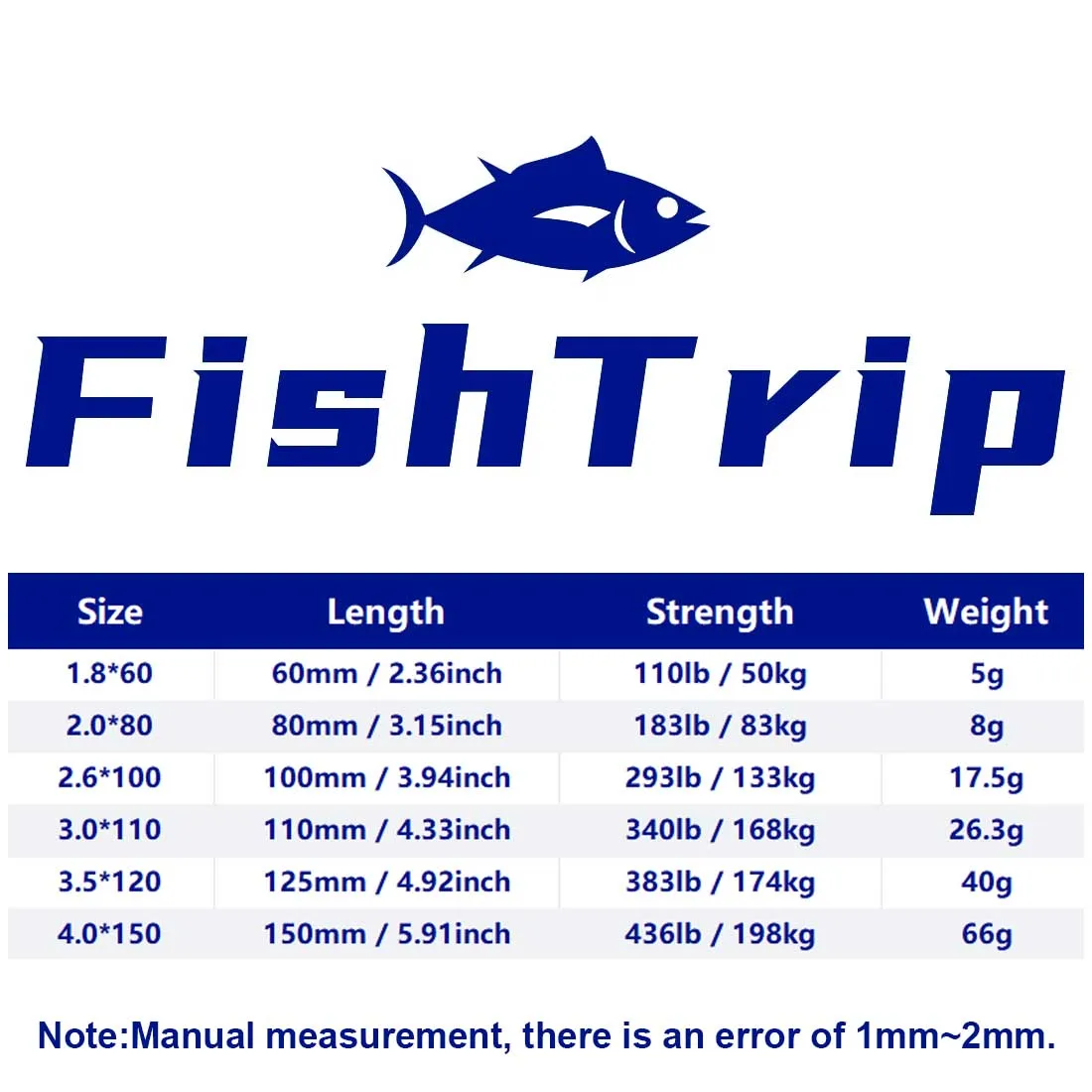 FishTrip Longline Fishing Snap Clips Edelstahl Floatline Thunfisch Longline Shark Clips Longline Ast Kleiderbügel Snap Splitter – Detail 3