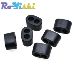 10 Pcs/Pack 4.5mm 2 Holes Rope Connecter Slider Clip Cord End Lock Stopper For Sportswear Garment Backpack Accessories