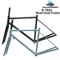 DARKROCK 700C R-701C Road Bikes Frames CR-MO 4135 Steels Heating Treated and Carbon Fork Bicycle Parts