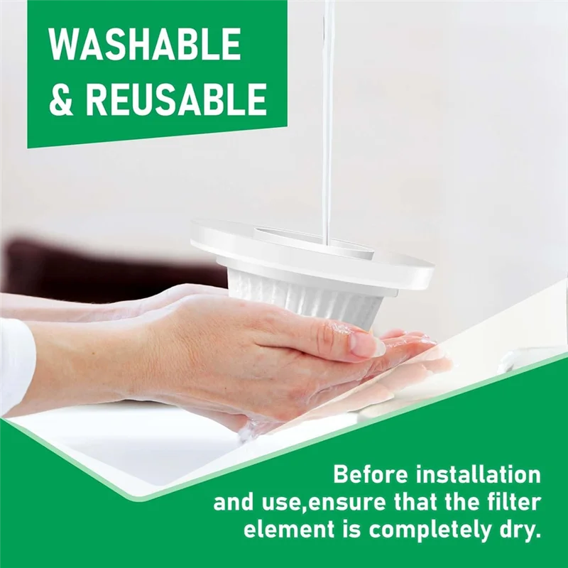 

FYBL-Replacement HEPA Filters Compatible With For Horsepower Duck Vacuum Cleaner ,6PC High-Efficiency Filtration